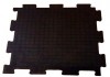 Фото Вулканизированная резиновая плитка "Резиплит ЧИП" жесткое покрытие из резины
