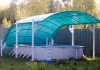 Фото Навесы из металлопрофиля и поликарбоната для бассейнов в Таганроге.