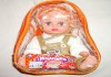 Кукла Малышки говорящая в рюкзаке 30 см