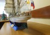 Фото Модель корабля - Учебно-Парусное судно Барк "Товарищ"