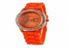 Фото Наручные кварцевые часы оранжевые
