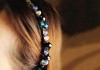 Фото Обруч для волос "Хрусталлик" лавандовый, розовый, синий
