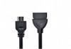 Фото Микро USB OTG кабель черный 14см