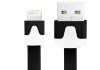 Фото USB кабель Fashion для iPhone 5G/5S/6G/6 Plus/iPad Air чёрный