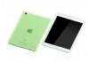 Силиконовая прозрачная цветная накладка для Apple iPad mini зеленая, красная