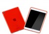 Фото Силиконовая прозрачная цветная накладка для Apple iPad mini зеленая, красная