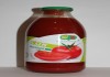 Фото Натуральный, 100% томатный сок "Фрутаминка" в стеклянной бутылке