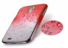 Красная накладка &quot;Капли&quot; для Samsung Galaxy S4 i9500