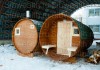 Фото Функциональные и мобильные бани-бочки