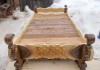 Фото Деревянная кровать ручной работы