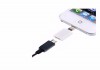 Фото Адаптер Micro USB - 8Pin для iPhone 5/5S/5C/6 (белый)