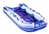 Лодка Ривьера 3200 СК светло-серая/синяя комби