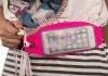 Фото Поясная сумка-чехол для телефона (красная, розовая)