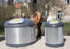 Фото Аккуратные заглубленные контейнеры для бытовых отходов Luowia