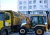 Фото Вывоз снега, услуги современного экскаватора-погрузчика Volvo, Камазов
