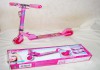 Самокат Barbie двухколесный со светящимися колёсами и стереокартинкой Барби Navigator