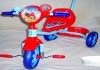 Фото Велосипед трехколесный с ручкой Angry Birds, корзинка