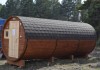 Фото Бани -бочки из сибирского кедра