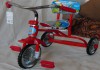 Фото Велосипед трехколесный Ну погоди новый в сборе красный