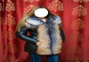 Фото Продам кожаный пуховик с мехом лисы