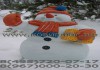 Фото Декоративная новогодняя фигура "Снеговик"