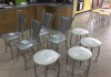 Фото Хромированные стулья и табуретки, опт от 10шт