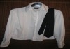 Фото Пиджак, рубашка, жилетка, галстук