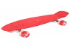 Фото Скейтборд четырехколесный со светящимися колесами, красный, 26 ”
