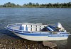 Фото Лодки, болотоходы "ОХОТНИК" клепанные из АМГ от производителя.