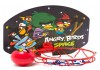 Фото Баскетбольный щит с кольцом 35х30см с мячом и насосом Angry Birds