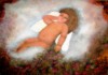 Фото Картина в стиле барокко "Ангел спит" 90x120