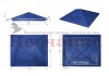Фото Колпак ППК на столб 1,5х1,5 кирпича "Гладкий" 390х390х45