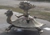 Фото Львенок и Черепаха-скульптурная композиция из металла.