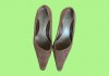 Фото Туфли женские замшевые светло-коричневые из Италии