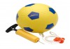 Фото Веселый футбол - мяч с базой и насос, желтый Mookie