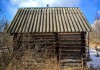 Фото Жилой бревенчатый дом на земле СНТ под Псковом, есть баня