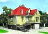 Фото Загородный дом с мансардой 7 x 8 из пенобетона, газобетона.