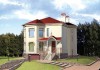 Фото Двухэтажный дом из газобетона в классическом стиле на 200 кв. м