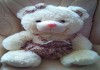Мягкая игрушка Медвежонок-девочка (говорящая) в сарафане 50 см