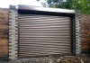 Фото Рулонные ворота для гаража и въезда во двор.