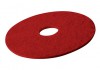 Размывочный круг (пад) для дисковых (роторных) машин красный 17 дюймов