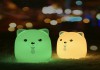 Фото Силиконовый ночник-лампа Bud bear silicone lamp - милый ночник-медведь