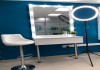 Фото Гримерный (визажный) стол, гримерное и примерочное зеркало с подсветкой