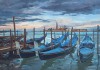 Продаю картину: автор Аксамитов Юрий, la mia Venezia, спящие гондолы