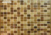 Фото Мозаика, стеклянная мозаичная плитка в матрицах.