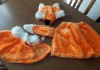 Детский карнавальный костюм рыжей лисички для ребёнка 3-7 лет