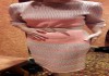 Вязаное платье из 100% хлопка