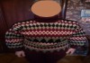 Вязаный женский свитер ручной работы