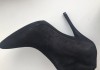 Фото Сапоги чулки новые casadei италия размер черные замша внутри кожа стрейтч платформа 1 см каблук ш