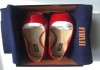 Фото Балетки новые lesilla италия размер красные лак кожа лаковая кожа кожаные мыс открыт вырез туфли